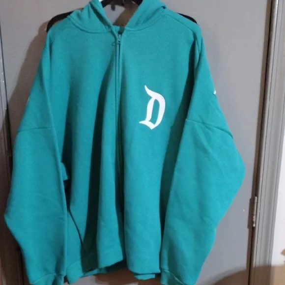 Disney Cozy And Warm Teal Jacket with White Accents - Picture 1 of 3